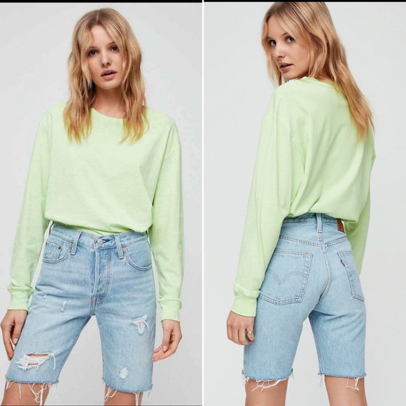 Aritzia X Levi’s 501 Bermuda shorts - Picture 2 of 8